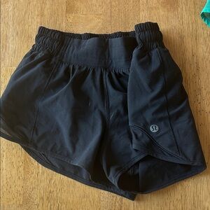 lululemon athletica Women's Black Athletic Shorts